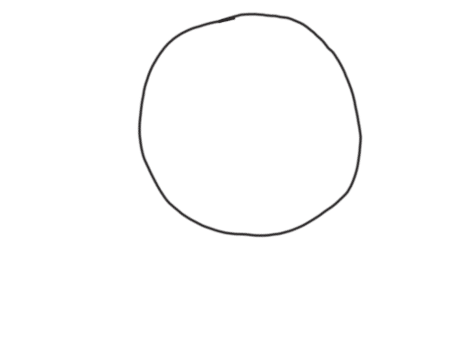 A picture of a circle.