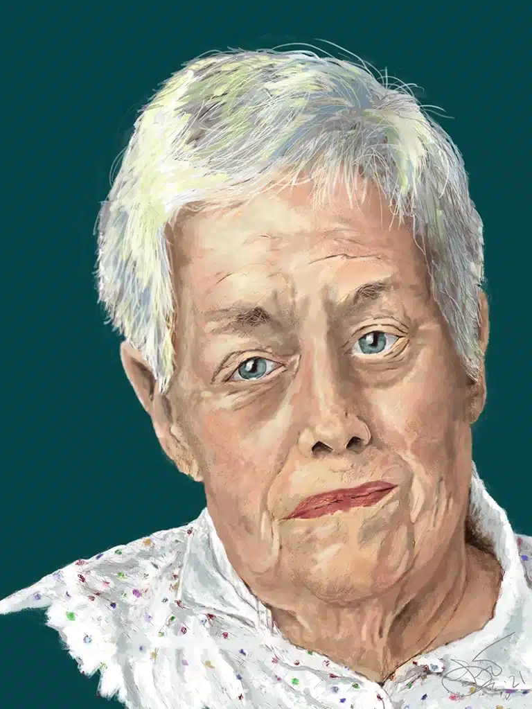 Portrait contribution of my mother (1935-2024).